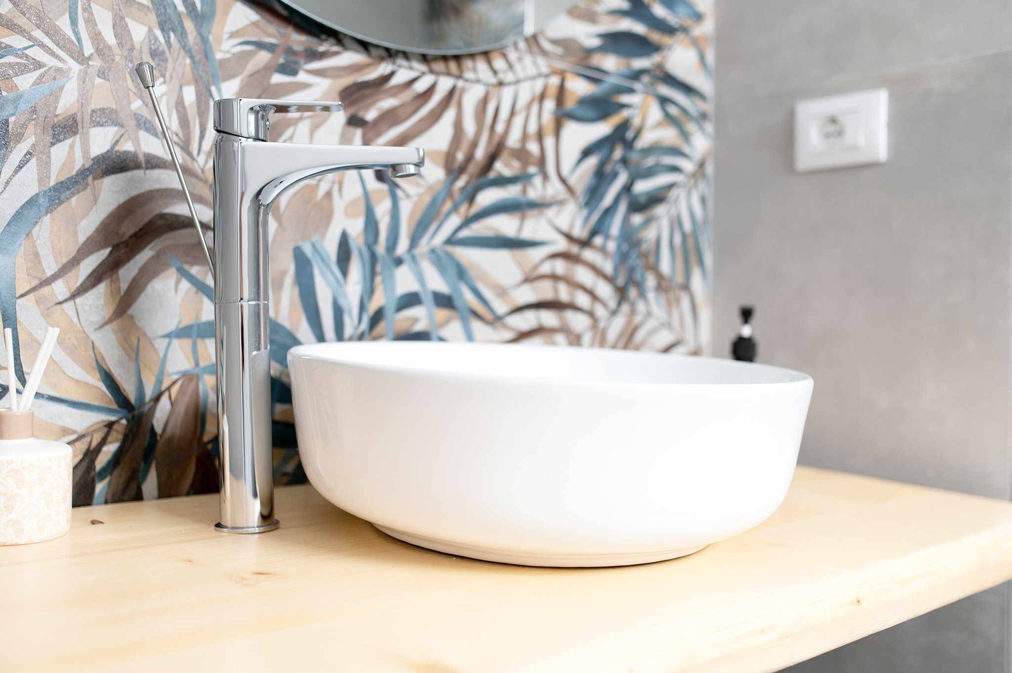 Dettaglio del bagno moderno