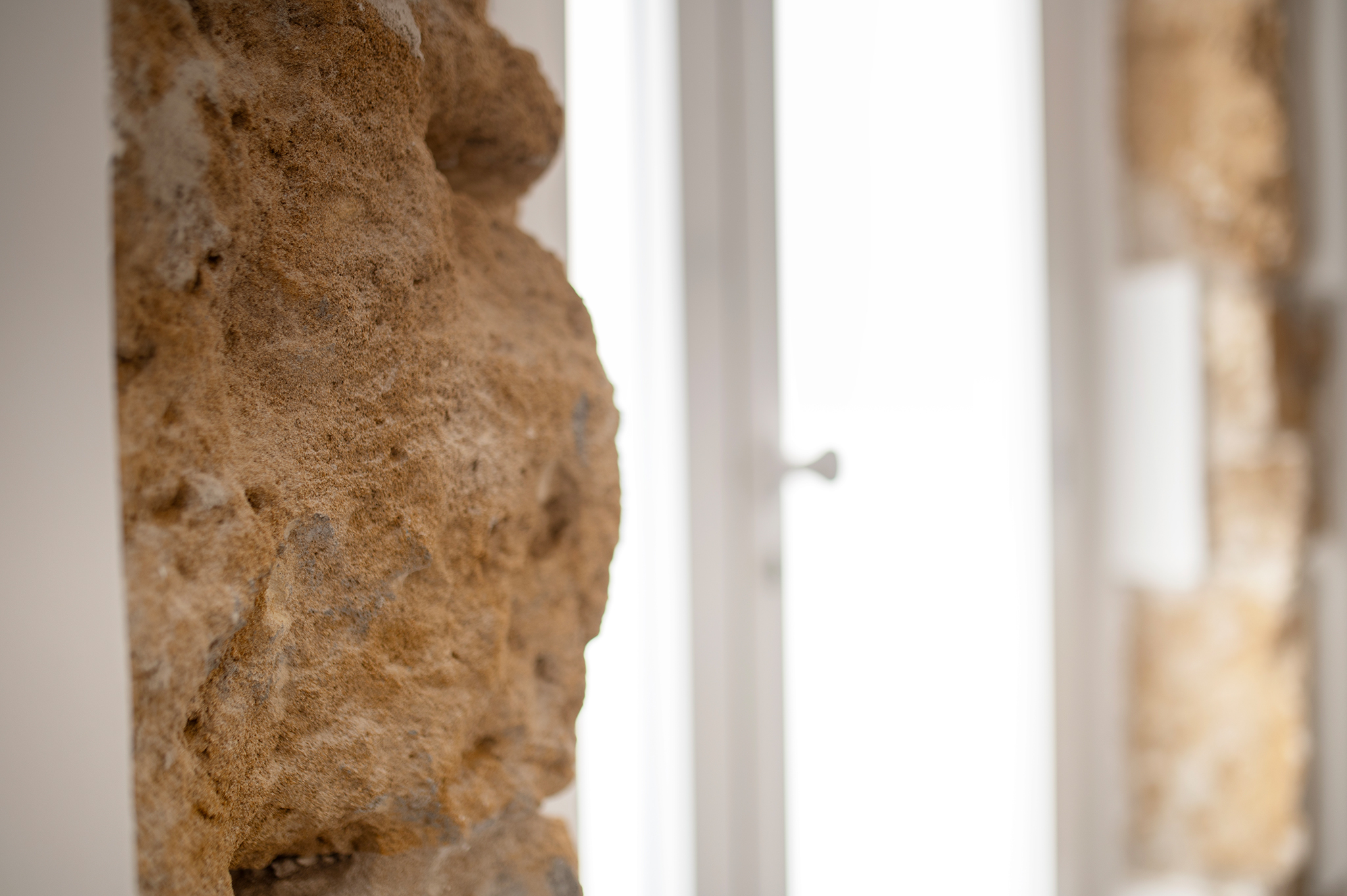 Dettaglio in pietra naturale della casa